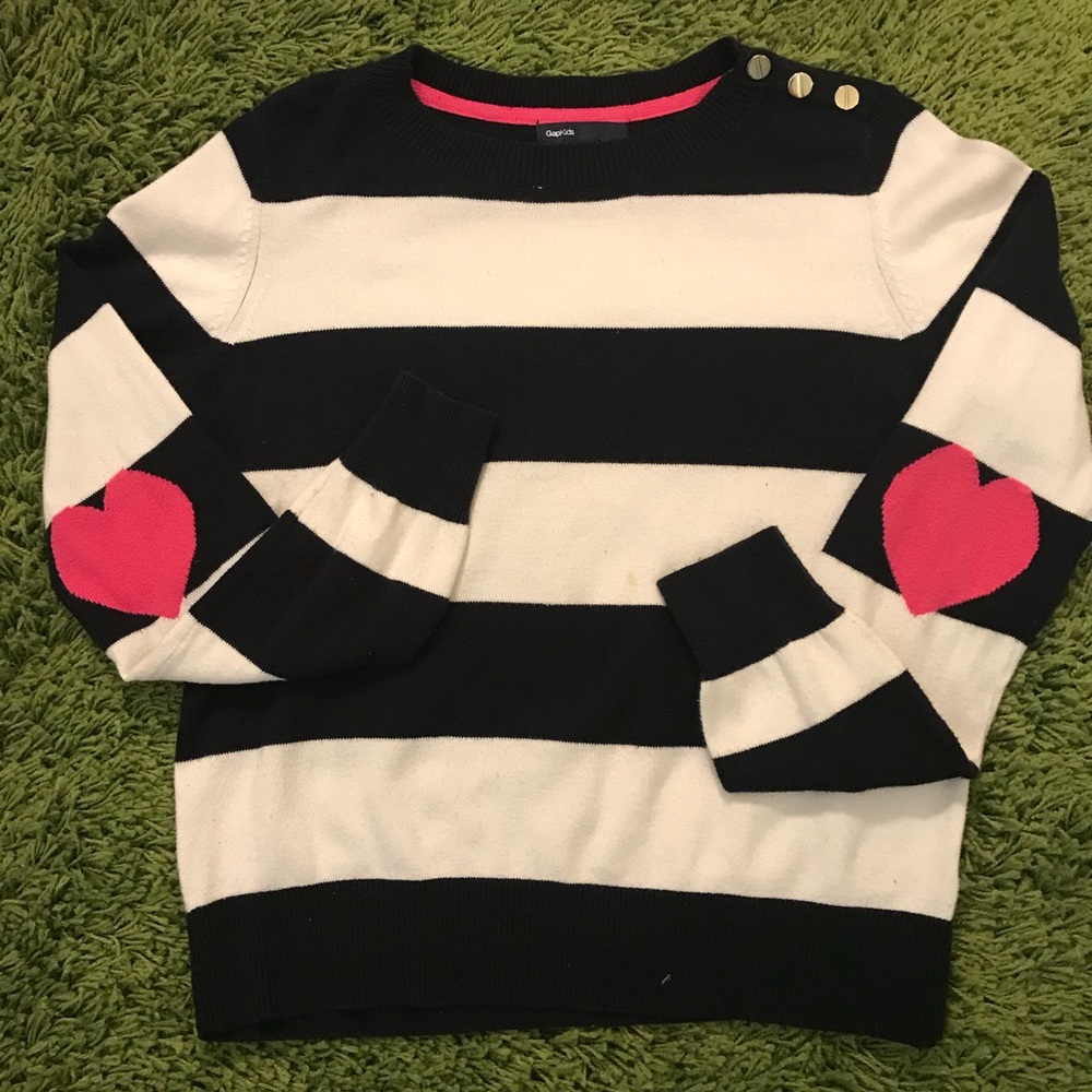 GAP Striped Sweater Navy & White